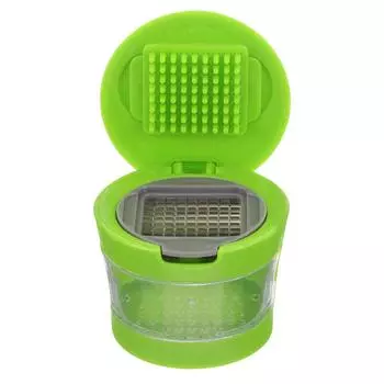 Чеснок Пресс Измельчитель Слайсер Ручной Пресс Дробилка Практичные Кухонные Инструменты (зеленый) чесночный пресс из нержавеющей стали зелёный