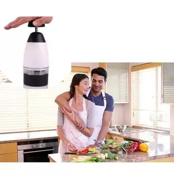 Garlic Press Garlic Chopper, Food Chopper Hand Press, Manual Vegetable Cutter, Garlic Mincer Crusher One Size