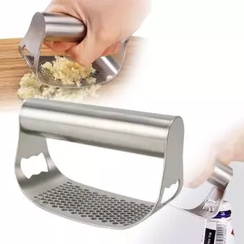garlic press garlic crusher Stainless steel hand garlic garlic manual garlic puree puree X3G8