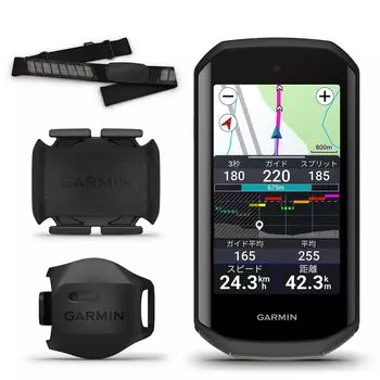 Garmin Edge 1050 Различные датчики Комплект велокомпьютера Датчик скорости Включен в комплект велокомпьютер Сенсорное управление Велосипедная навигация Японский