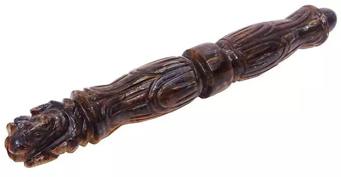 Гармонизация Рейки Исцеление Тигровый Глаз Камень Ганеша Кристалл Резьба Слон Карандаш