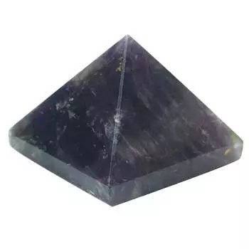 Гармонизировать Аметист Пирамида Символ Аджна Фэн Шуй Духовная Пирамида Энергия