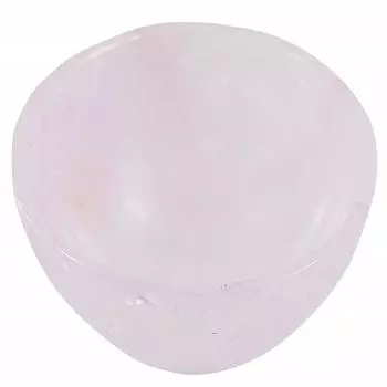 Гармонизируйте натуральный розовый кварц, каменная чаша, резной кристалл, рейки, генератор исцеляющей энергии