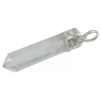 Гармонизируйте прозрачный кристаллический камень Карандаш Рейки Исцеляющий камень Драгоценный камень Духовная 6-сторонняя палочка