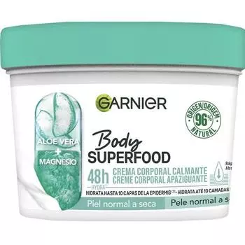 Garnier Body Superfood Алоэ Вера Успокаивающий крем для тела 380 мл