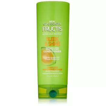 Garnier Fructis Укрепляющий кондиционер для волос «Гладкость и блеск», 1 упаковка, 354 мл