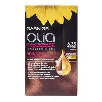 Garnier Olia Стойкая краска 6,35 Блондин Карамель