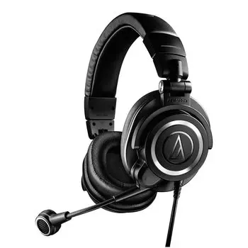Гарнитура Audio Technica USB Проводная стримерская для создания контента Игра Распространение в прямом эфире Подкаст Windows MAC PS4 PS5 Черный ATH-M50xSTS-USB []
