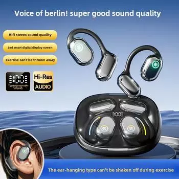 Гарнитура Berlin Voice OWS с подвесным ушным вкладышем Stereo Surround HD Call Noise Reduction с длительным сроком службы Universal чёрный