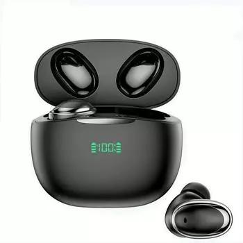 Гарнитура Bluetooth 5.3 ENC Наушники Беспроводные наушники Гарнитура со светодиодным дисплеем Наушники Hands-Free Двойные микрофоны для Android iOS Тренировка Тренажерный зал