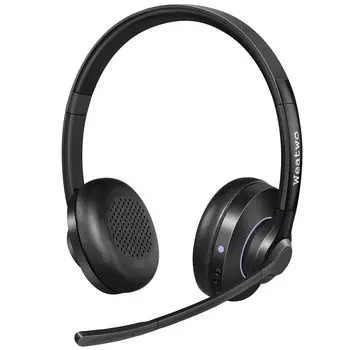 Гарнитура Bluetooth беспроводная гарнитура Bluetooth наушники с микрофоном Совместимость с бинауральным aptX HD Двойной микрофон CVC шумоподавление Класс 1 чёрный