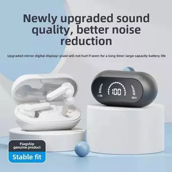 Гарнитура Bluetooth для игр без задержек с шумоподавлением Беспроводная гарнитура Высокое качество звука чёрный