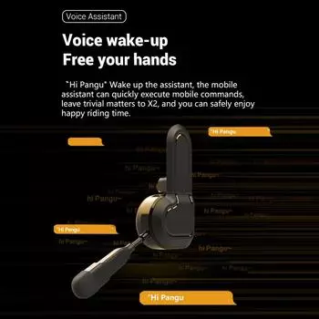 Гарнитура Bluetooth для шлема Bt5.3 Ip6X с подсветкой RGB для велосипеда, мотоцикла, велосипедного оборудования