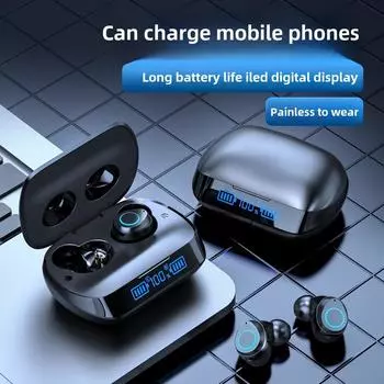 Гарнитура Bluetooth Двусторонняя стерео беспроводная внутриканальная гарнитура с шумоподавлением для киберспорта чёрный