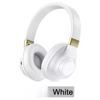 Гарнитура Bluetooth Гарнитура Все включено Ухо Трехмерная Хлопок Тяжелый Бас Стерео Беспроводная Гарнитура жемчужина белый