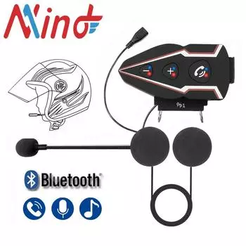 Гарнитура Bluetooth GP1 для мотоциклетного шлема IP65 Водонепроницаемые беспроводные наушники ANC BT5.0 с поддержкой громкой связи и музыки
