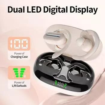 Гарнитура Bluetooth может вращать ухо, чтобы повесить ENC Цифровое шумоподавление Звонок для долгой жизни чёрный