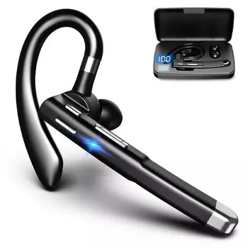 Гарнитура bluetooth одно ухо беспроводные наушники 2024 года Наушники для звонков типа bluetooth для левого и правого уха До 180 в режиме ожидания 500 мАч