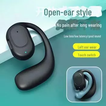 Гарнитура Bluetooth с одним наушником для OPPO, Vivo, Xiaomi, Huawei, Apple — конструкция без вкладышей, идеальная для бизнеса и быстрая доставка old style single ear with bag чёрный