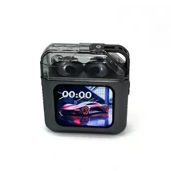 Гарнитура Bluetooth с полувкладышами, новая долговечная высококачественная спортивная гарнитура со светодиодным дисплеем чёрный