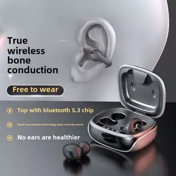 Гарнитура Bluetooth с воздушной проводимостью JX80 с клипсой, шумоподавлением и без задержки JX80 фиолетовый