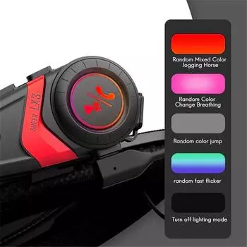 Гарнитура для мотоциклетного шлема, беспроводные наушники Bluetooth 5.0, громкая связь, музыка