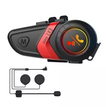Гарнитура для мотоциклетного шлема, беспроводные наушники Bluetooth 5.0, громкая связь, музыка