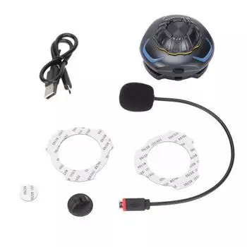 Гарнитура для мотоциклетного шлема BT 5.0 Водонепроницаемая гарнитура для мотоциклетного шлема с костной проводимостью
