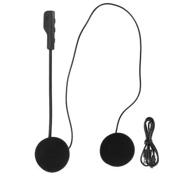 Гарнитура для шлема T4 Bluetooth с регулировкой громкости Bluetooth 5.0 спортивные наушники с шумоподавлением для