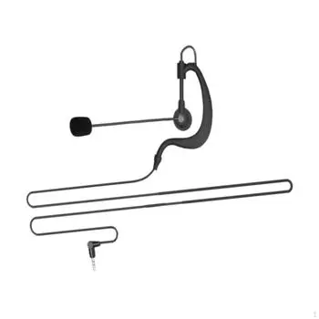 Гарнитура для судьи с микрофоном, проводные наушники с одним ухом, разъем 3,5 мм, микрофон