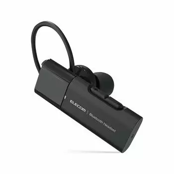 Гарнитура ELECOM Bluetooth USB для звонков и музыки с большой кнопкой вызова 3DFit Earhook черного цвета Hands-free Type-C (Зарядный терминал) LBT-HSC10MPBK