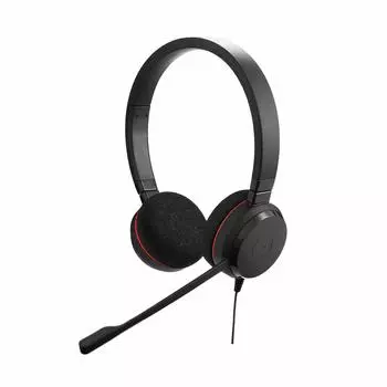 Гарнитура Jabra Evolve 20 MS Stereo, сертифицированная Microsoft, доступна у авторизованного поставщика. Оснащена микрофоном с функцией шумоподавления. Гарнитура с USB-подключением. Веб-сайт