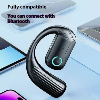 Гарнитура Ows Bluetooth с ультрадолгим сроком службы, шумоподавлением, висячие наушники Bluetooth, беспроводные наушники чёрный