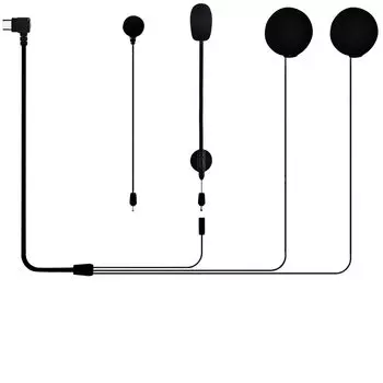 Гарнитура TNICER Bike Intercom T5Plus, совместимая с моделями T5Plus, микрофонный шнур (Рукоятка и микрофон)