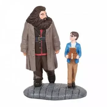 Гарри Поттер [A1995] - Статуэтка из смолы Гарри Поттер Гарри и Рубеус Хагрид - высота 8 см