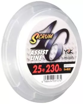 Garris Scrum 16 5м Dyneema 16 шт. набор белый 260LB 30 X-Braid № белый