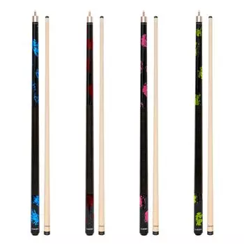 GARSEN Pool Stick Cue Stick 58 Inch 18oz 19oz 20oz 21oz Billiard House Bar Pool Cue 4 Pieces