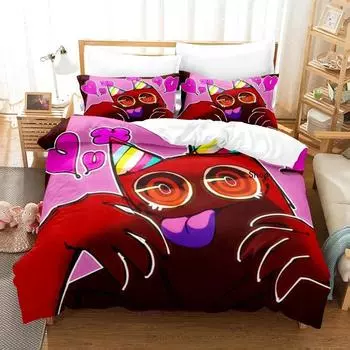 Garten Of Banban Bedding Set Cartoon Bed Linen Gift For Boys Kids Girls Home Decor Single Twin Full Size Cute Duvet Cover Sets 70x133cm 2pcs