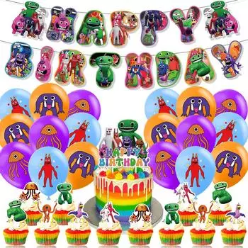 Garten of BanBan Party Supplies включает в себя воздушные шары для торта Banner для детей