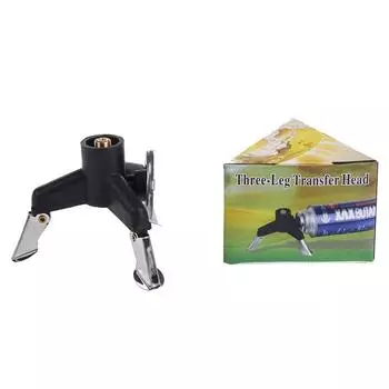Gas Canister Conversion Head Stove Holder Three-Leg Transfer Head Gas Tank Holder Tripod Bracket