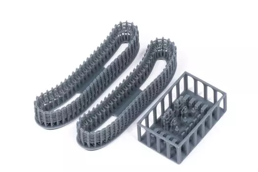 Gas Hans Panzer IF Type Early Type Tracks Fly Пластиковые детали для модели 1/72 (для Ястреба) ХАУГ-T72009 (танк)