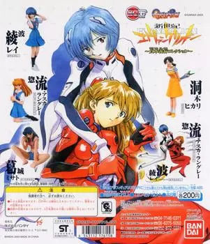 Gashapon Capsule HGIF Neon Genesis Evangelion Yoshiyuki Sadamoto Collection 1 Все 6 типов Полный комплект