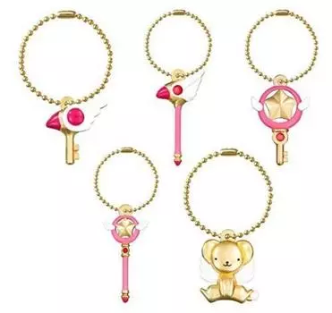 Gashapon Cardcaptor Sakura Diecast Charm All 5 Types Set