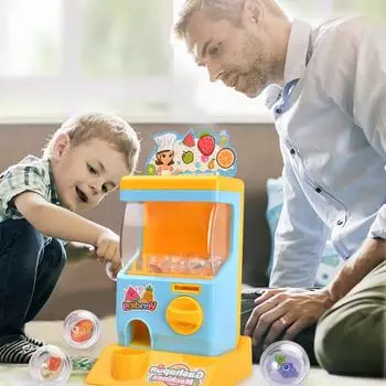 Гашапон Машина Play House Candy Game Machine Learning Machine Candy Learning Play House Learning Education Gift розовый