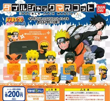 Gashapon NARUTO Shippuden Double Jack Mascot All 5 Types Set