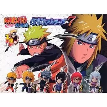 Gashapon NARUTO Shippuden Shippuden Strap 7 Все 6 типов Set