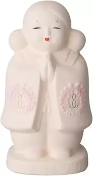 Gassho Doji Doll with Hands in Wisteria Buddhist Altar Home Memorial Hand/Falling [Small] Supplies,