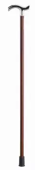 Gastrock straight walking stick of cherry total length 330g (made blossoms), approx. 90cm, approx. коричневый
