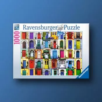 Gate of the World 1000 Piece Ravensburger Jigsaw Puzzle, popular Korean board game