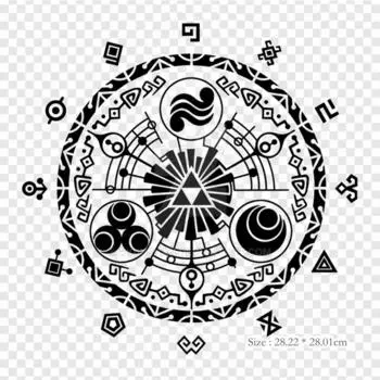 Gate Of Time The Legend Of Skyward Sword Princess Iron on Heat Transfer Printing Виниловые нашивки, наклейки для одежды, аппликации «сделай сам», моющиеся нашивки